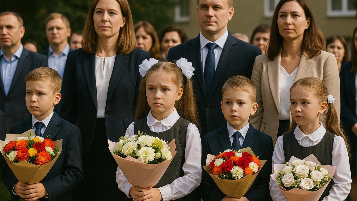 Первый звонок в школе Первый звонок в школе