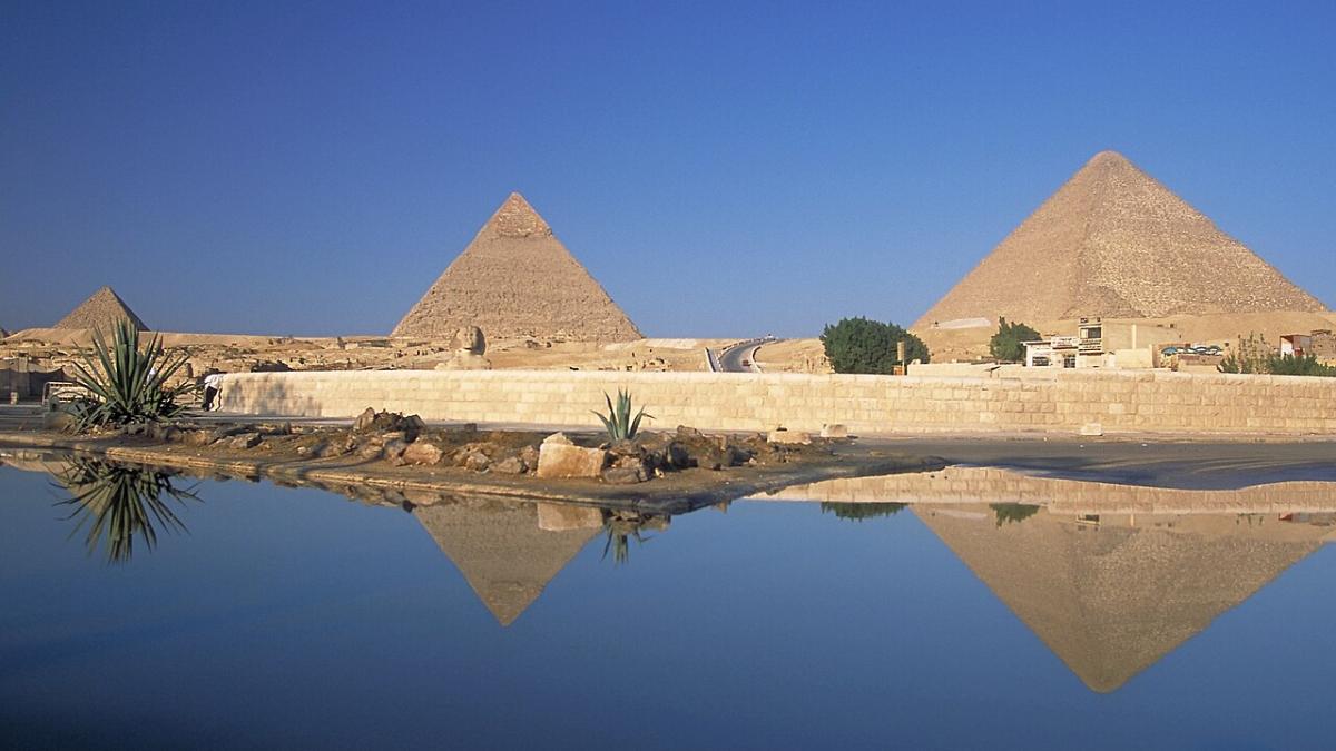 Великие пирамиды, Гиза, Египет