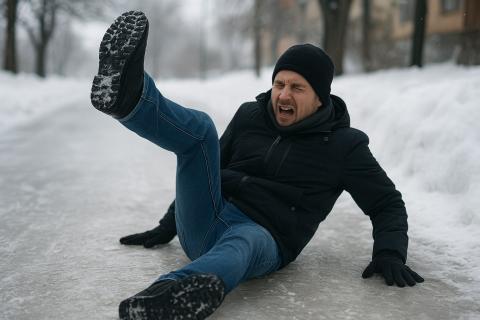 Не нужно самому оказывать первую помощь упавшему на льду человеку — травматолог Терновой