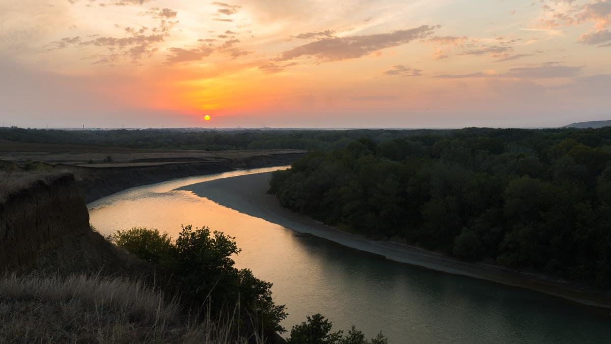 Кубань у Кургоковского Кубань у Кургоковского