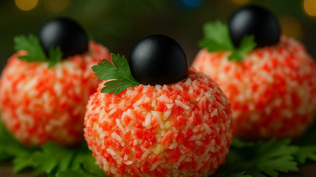 Закуска "Ёлочные шарики"