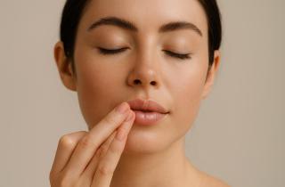 Модели используют тинты с бальзамом для эффекта живых губ — Меган Коллисон