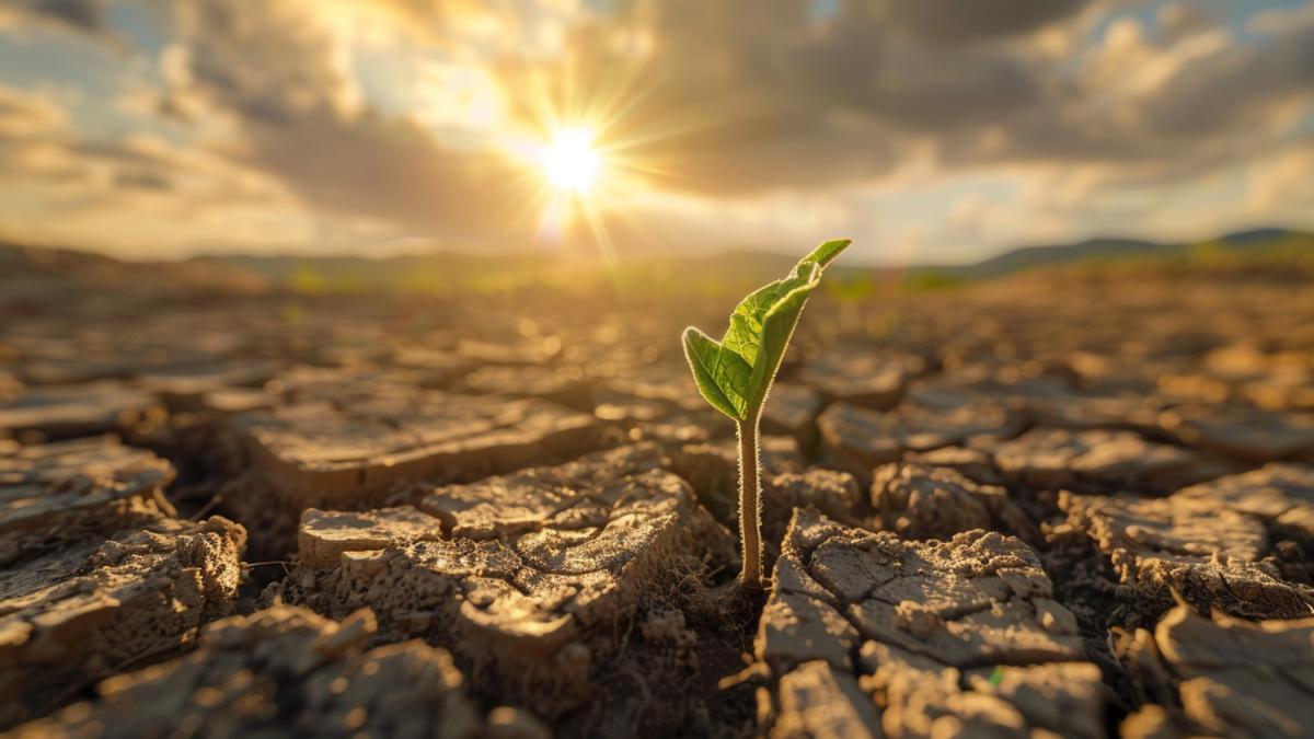 Растение, произрастающее из почвы