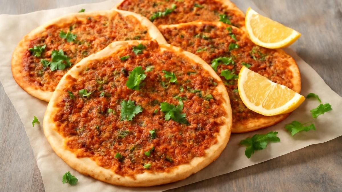Лахмаджун — турецкая пицца с мясом и специями