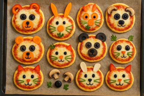 Нутрициологи рекомендуют мини-пиццы с овощами как полезный перекус для школьников