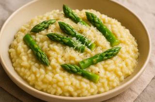 Весенний вкус Италии: ризотто, в котором сошлись нежность спаржи и тепло сыра