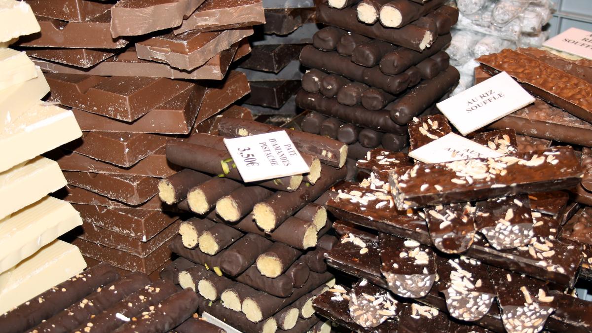 Разные виды шоколада