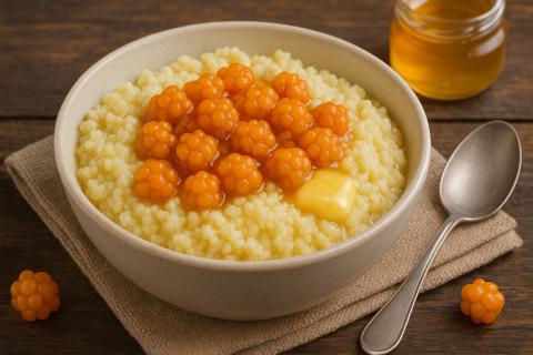 Диетологи: пшённая каша с морошкой и мёдом укрепляет иммунитет в холодное время года
