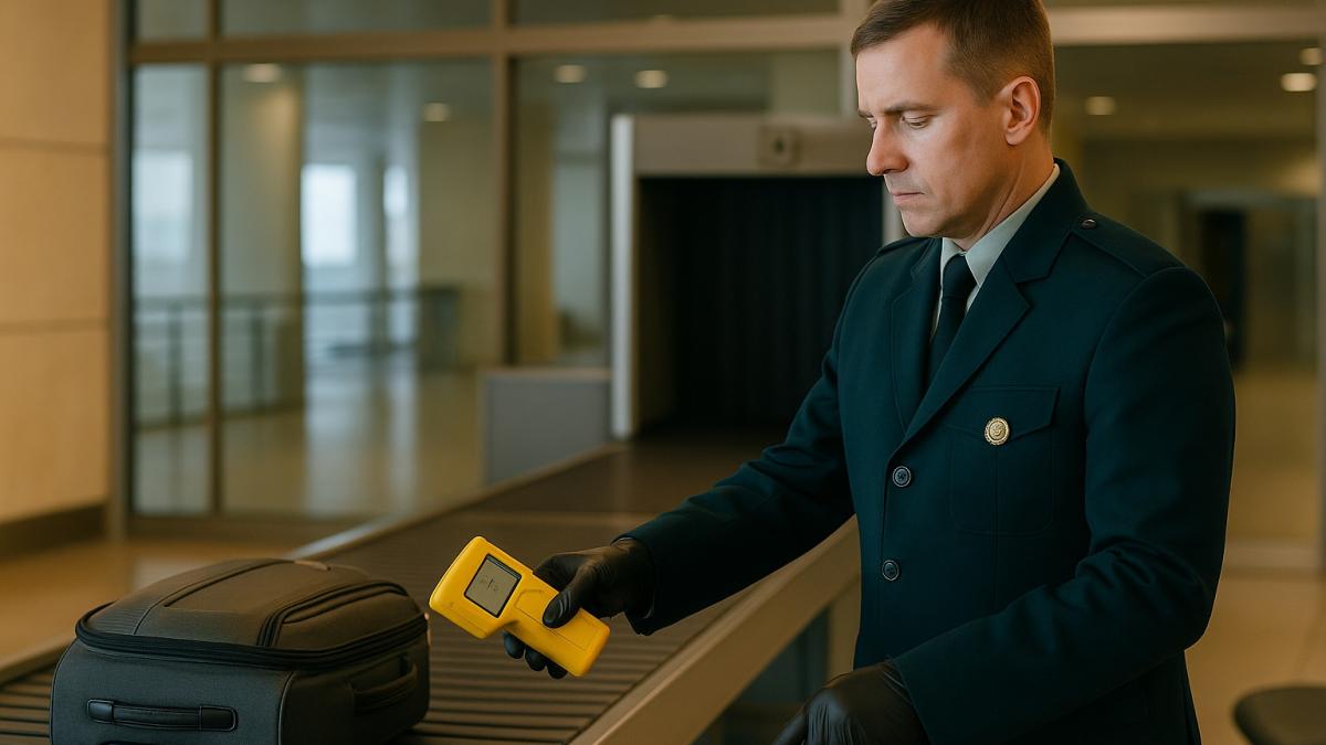 Проверка багажа на радиацию