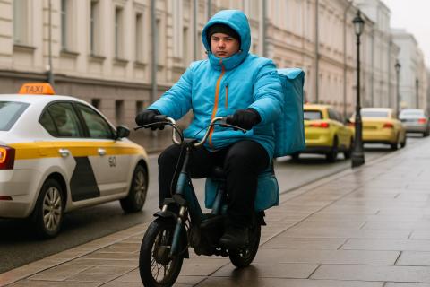 Курьеры в Москве стали зарабатывать до 20,5 тысячи в день