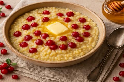 Пшённая каша с ягодами и мёдом: безглютеновый вариант для детей и взрослых