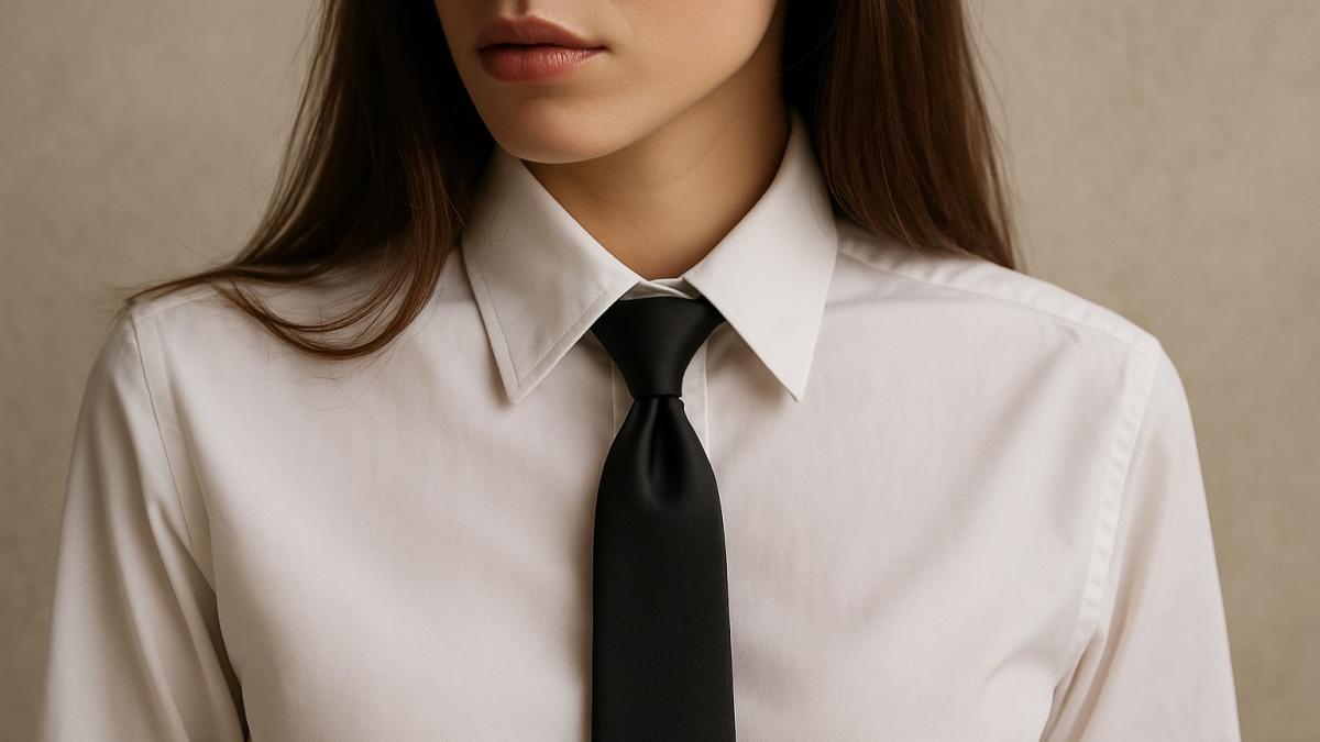 Галстук и белая рубашка