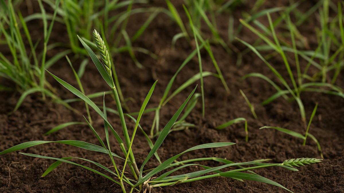 сорняк в почве