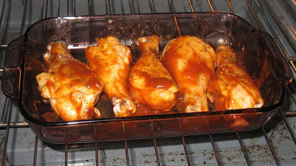 Запечённая курица