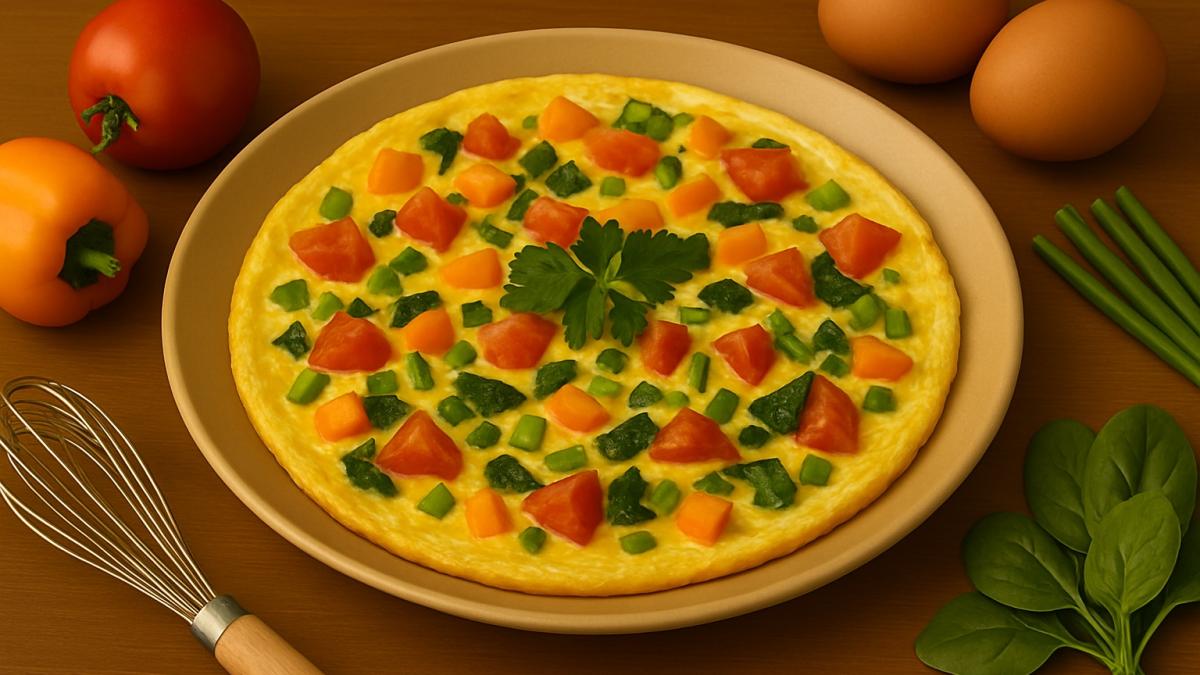 Омлет с овощами Омлет с овощами