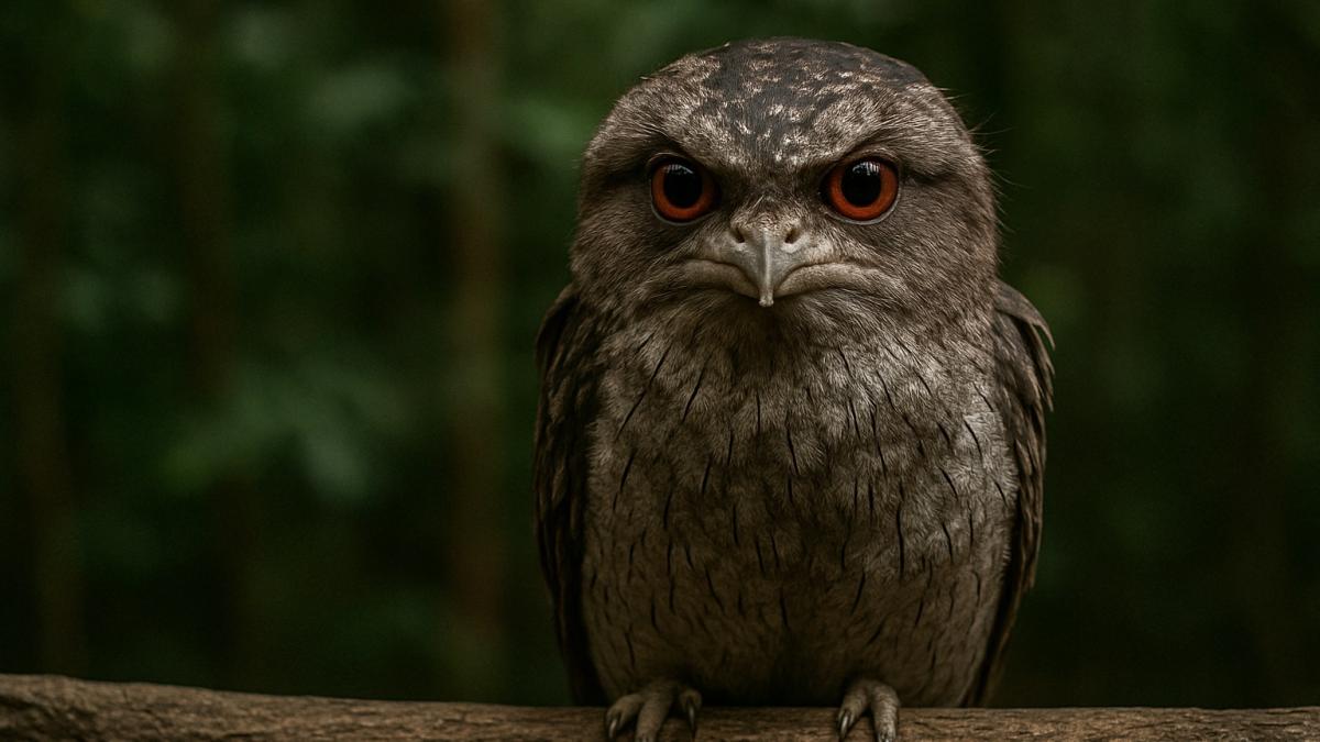 Сова Буйняк в джунглях Папуа