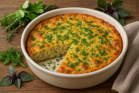 Рыбная запеканка с яйцом и травами — летний рецепт для духовки
